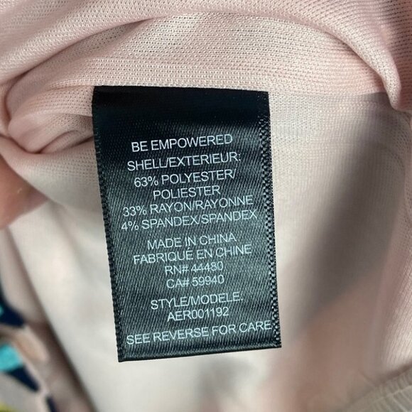 NEW Nordstrom AFRM Striped Bodysuit Double V Light Pastel Pink Blue Retro Medium - Picture 7 of 16